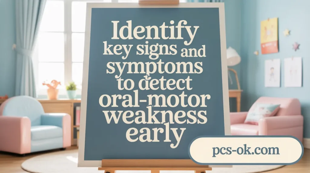 Signs of Oral-Motor Weakness That Affect Speech
