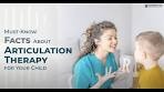 Understanding Articulation Disorders in Children and Treatment Paths